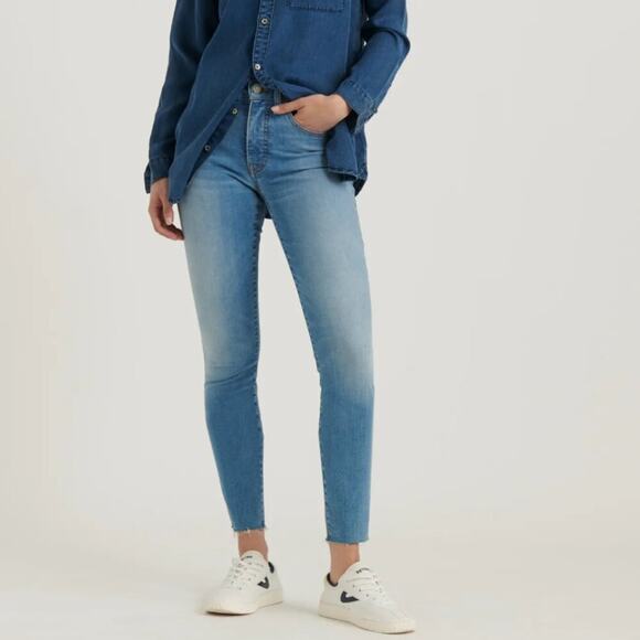 Lucky Brand High Rise Bridgette Skinny Jeans Size 2 / 26 - Picture 1 of 12